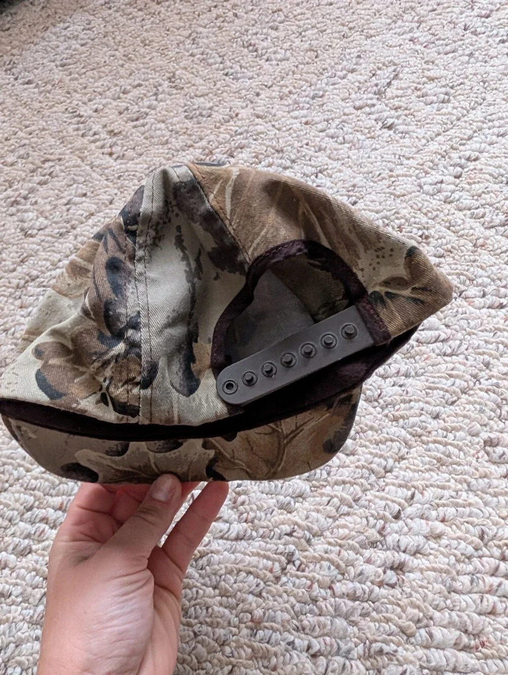 Vintage 90s Jordan Lee Original Camo Youth Baby Snapback Hat Cap Hunting Vtg